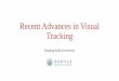 Recent Advances in Visual Trackingvalser.org/2017/ppt/APR/valse-2017-tracking_wy.pdf · 2017-11-07 · Discriminative Saliency Map with Convolutional Neural Network,” in ICML, 2015