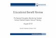 PowerPoint Presentation · 2018-12-04 · pennsylvania DEPARTMENT OF EDUCATION Educational Benefit Review PA Special Education Monitoring System School District/Charter School Training