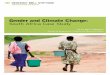 Gender and Climate Change: south africa case study...Gender and Climate Change: south africa case study by Dr Agnes Babugura Assisted by Nompumelelo C Mtshali and Mthokozisi Mtshali