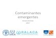 Contaminantes emergentes - red-ralaca.netred-ralaca.net/images/pdfs/EmergingContaminants_RALACAs.pdf · 2018-01-28 · HPLC DAD, GC y detectores convencionales, GC MS, GCMS/MS, LC