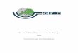 Green Public Procurement in Europe · 2016-03-31 · procurement process, thus encouraging the spread of environmental technologies and the development of environmentally sound products,