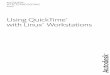 Using QuickTime with Linux Workstations - Autodeskdownload.autodesk.com/.../EffectsEditing2007_CleanerXL_QuickTim… · Using QuickTime with Linux Workstations 2 Exporting Files for