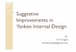 Suggestive Improvements in Yankee Internal Design Improvements in...Present Tray Design Currently, the tray is made across the full deckle of the yankee dryer. The concept is to provide