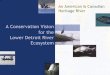 A Conservation Vision for the Lower Detroit River Ecosystem conservation vision for the lower detroit river...A Conservation Vision for the Lower Detroit River Ecosystem The Detroit