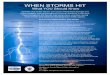 WHEN STORMS HIT - Montgomery County, Maryland WHEN STORMS HIT What YOU Should Know Summer and winter