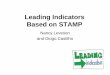 Leading Indicators Based on STAMPsunnyday.mit.edu/workshop2019/LeadingIndicators.pdf · 2019-03-31 · Useful leading indicators of increasing risk can be identified based on the