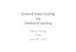 Ground state cooling via Sideband cooling · 2014-10-08 · • Apply Raman beams for 5ms for all three sideband frequencies (corresponding to dimensions of trap) • Apply repump