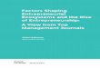 Factors Shaping Entrepreneurial Ecosystems and the Rise of ...aleksi.info/downloads/factors-shaping-entrepreneurial-ecosystems.pdf · Factors Shaping Entrepreneurial Ecosystems and