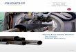 INDUSTRIAL NDT SYSTEMS In-Line ERW Tube Inspection · 2019-06-21 · The Olympus mechanical solution for ERW pipe inspection is based on an small automated bridge (gantry type) that
