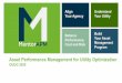 Asset Performance Management for Utility Optimization · 2020-03-13 · Asset Performance Management for Utility Optimization OUUG 2020 Align Your Agency Understand Your Utility Balance