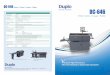 PCIFICAIO Slitter Cutter Creaser Foler · 2017-06-13 · The DC-646 Slitter/Cutter/Creaser is Duplo’s versatile digital color finisher providing printers the ability to create a