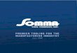 TABLE OF CONTENTS - Somma Tool · TABLE OF CONTENTS CATALOG 2017 Your local Somma distributor will provide you with prompt service and knowledgeable assistance. We also offer excellent