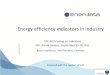 Energy efficiency indicators in industry...Energy efficiency indicators in industry Bruno Lapillonne, Vice President, Enerdata EPE-GIZ training on indicators EPE, Rio de Janeiro ,
