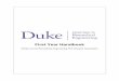 First Year Handbook - Duke Universitysites.duke.edu/bepsa/files/2019/05/First-Year... · Classes 10 ACES and Registration 10 Sakai 12 Responsible Conduct of Research (RCR) 12 