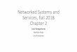 Networked Systems and Services, Fall 2018 Chapter 2 · Cyclic Redundancy Check (CRC) •Burst errors very common in data transmission •Cyclic codes protect against them and are