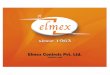 Binder 150 - Elmex · 2019-10-18 · Termination Technology in India. elmex started its iourney in 1963 with the manufacturing of Rail Mounted Clip-On type Terminal Blocks for the