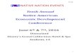 Tenth Annual Native American Economic Development ... · Hear stories from tribal enterprises who have been successful in hospitality, printing, marketing, construction management,