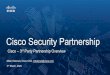 Cisco Security Partnership · Available from Cisco DDoS Protection • Behavioral DDoS Protection - • Market Leader in Application DDoS Protection (i.e. Miria) • True Hybrid –vDP