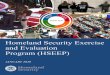 Homeland Security Exercise and Evaluation Program (HSEEP) · 2020-02-25 · principles for exercise programs, as well as a common approach to program management, design and development,