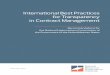 International Best Practices for Transparency in Contract Management€¦ · International Best Practices for Transparency in Contract Management Executive summary The National Hydrocarbons