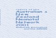 The ANZNN would like to thank our sponsors, the level III … · New Zealand Neonatal Network 2001 Australian & New Zealand Neonatal Network 2001 Deborah Donoghue and the ANZNN report