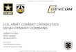 U.S. ARMY COMBAT CAPABILITIES DEVELOPMENT COMMAND · 2019-06-24 · Unclassified DISTRIBUTION STATEMENT A: Approved for public release; distribution is unlimited UNCLASSIFIED U.S