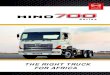 THE RIGHT TRUCK FOR AFRICA - Toyota Tsusho · Make ZF AS Tronic AMT ZF AS Tronic AMT ZF AS Tronic AMT ZF AS Tronic AMT ZF AS Tronic AMT ZF AS Tronic AMT ... Euro 2 engine technology