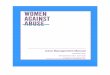 Case Management Manual - Women Against Abuse...Since 1977, WAA has operated Philadelphia's only safe haven2 for victims of domestic violence. WAA's two 100-bed Safe Havens provide