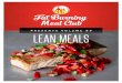 PRESENTS VOLUME #9 LEAN MEALS - Amazon S3Welcome to Volume 9 of the Fat Burning Meal Club! ... • vanilla, and cinnamon. Top with 1 tbsp raw almond butter • 1 tbsp cocoa nibs Blend