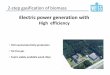 2-step gasification of biomass - Home - Task 32task32.ieabioenergy.com/wp-content/uploads/2017/03/04...2017/03/04  · 2-step gasification of biomass Electric power generation with