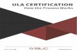 SLC CASE STUDY ULA · 2019-10-17 · SLC.US.COM CONFIDENTIAL How the Process Works ULA CERTIFICATION. TAKE CONTROL OF THE ... o Managing the ULA certification period – 30 to 60