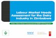Labour Market Needs Assessment for the Dairy Industry in ......04 Labour Market Needs Assessment for the Dairy Industry in Zimbabwe The objective of the assessment was to conduct an