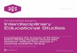 The International Journal of Interdisciplinary Educational Studies · 2016-09-18 · The International Journal of Interdisciplinary Educational Studies THESOCIALSCIENCES.COM VOLUME