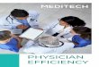 PHYSICIAN EFFICIENCY - Meditech 2018-02-21¢  documentation turns your burden into a breeze, with personalized