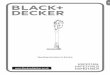 Operating instructions in the back - D E WALTservice.dewalt.co.uk/PDMSDocuments/EU/Docs/docpdf/hvfe...Your Black & Decker Dustbuster® handheld vacuum cleaner has been designed for