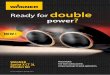 Ready for double - WAGNER Group · Ready for double power? ... Plug and play. Two-layer coating system. Compact package for quick applications. WAGNER Sprint X CT 3L Powder kit. The