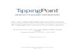 HEWLETT PACKARD TIPPINGPOINT - NIST · 2018-09-27 · HP TippingPoint IPS Non-Proprietary Security Policy Page 1 of 32 HEWLETTPACKARD TIPPINGPOINT FIPS 140‐2 NON‐PROPRIETARY SECURITY