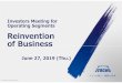 Reinvention of Business - 伊藤忠商事株式会社2019/07/04  · Digital strategies in retail business (payment, advertising and marketing) Data utilization Multiple Division Companies