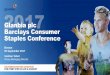 Glanbia plc Barclays Consumer Staples Conference/media/Files/G/Glanbia...Barclays Consumer Staples Conference 2017 | Slide 4 Glanbia Group Overview – Global Business MARKET CAP*