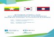 MYANMAR-KOREA-LAOS 2017 DELEGATION OF GYEONGGI … 미얀마, 라오스 통상촉진단 통합 브로슈어 제작용 업체별 페이지 소개내용 회사명 Company Name (국문명)