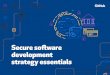 Secure software development strategy essentials...Secure software development strategy essentials — 5 Education and training regarding the dangers of public networks, as well as