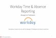 Workday Time & Absence Reporting - Academy of Art University...out, on the web time clock or an external time clock. Workday matches time clock events to form time blocks, which workers