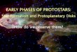 EARLY PHASES OF PROTOSTARS - Max Planck Society · EARLY PHASES OF PROTOSTARS: Star formation and Protoplanetary Disks How do we observe them? ... Imagen taken from NASA's Spitzer