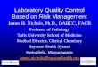 Laboratory Quality Control Based on Risk Management · 2012-09-24 · • Laboratory Quality Control Based on Risk Management. • James H. Nichols, Ph.D., Chairholder • EP23 describes
