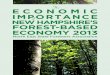 The E C O N O M I C IMPORTANCE of NEW HAMPSHIRE’S … · The Economic Importance of New Hampshire’s Forest-Based Economy. FOREST-BASED ECONOMY 2013. E C O N O M I C. IMPORTANCE