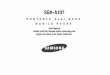 SGH-A107 - AT&T WirelessSGH-A107 PORTABLE Dual-BAND MOBILE PHONE User Manual Please read this manual before operating your phone, and keep it for future reference