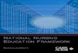 NATIONAL NURSING EDUCATION FRAMEWORK€¦ · underlying the doctoral section of the framework is that the student has already integrated the core expectations at the ... A degree