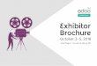 EXPERIENCE Exhibitor Brochure · developer talks 4 training sessions 3 concerts 3-day event • Learn • Connect • Enjoy Odoo Experience is a unique type of conference that brings