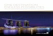 ONE DESTINATION ENDLESS POSSIBILITIES...ENDLESS POSSIBILITIES Discover Asia’s leading destination for business and leisure. SINGAPORE THE GATEWAY OF ASIA Strategically located in