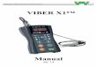 Vibration Measurement Instruments VIBER X1™ Manual · Vibration Measurement Instruments Instrument overview The VIBER X1™ is a portable Vibrometer to be used in preven-tive and